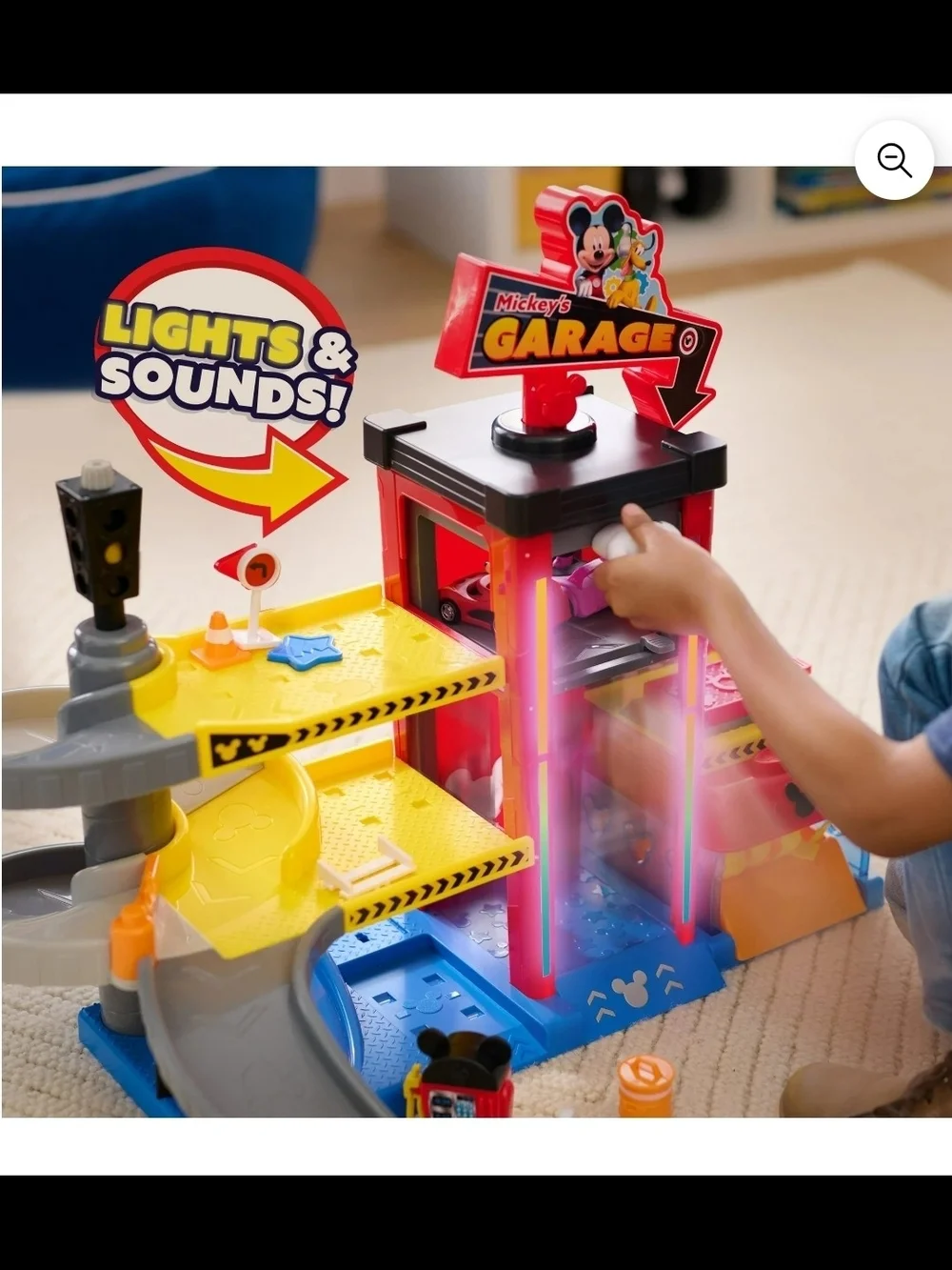 Disney Junior Mickey Mouse Ready to Race Garage Lights and Sounds - Picture 5 of 12
